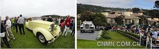 2011年加州圓石灘汽車巡展”(Concour de Elegance at Pebble Beach, CA)活動(dòng)現(xiàn)場(chǎng)照片。
