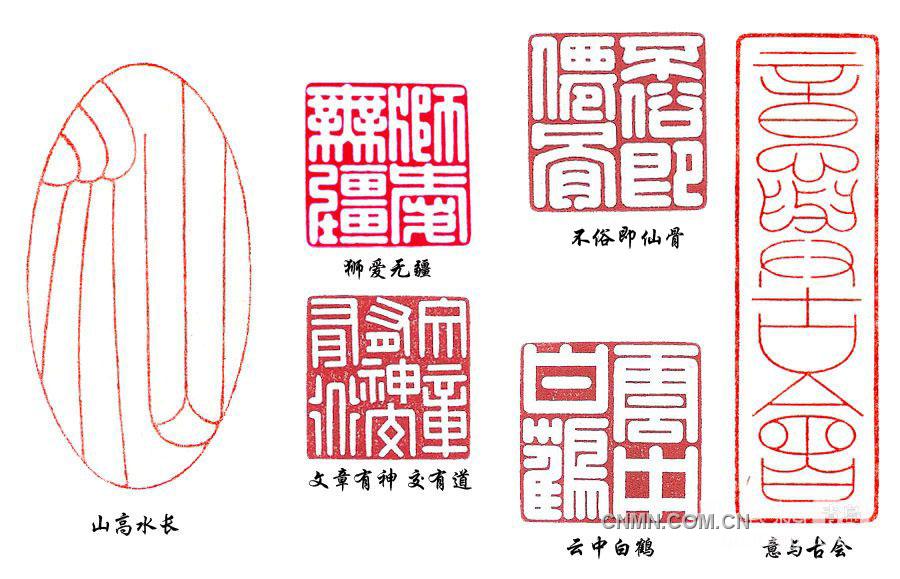 圖為：金屬篆刻作品。 w2